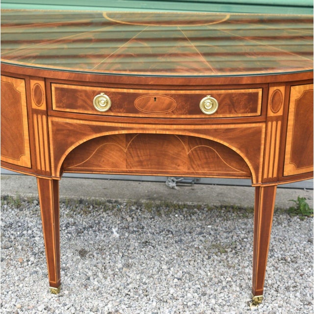 Mid 20th Century Baker Furniture Colonial Williamsburg Inlaid Mahogany ...
