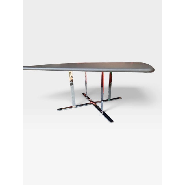 Mid-Century Modern Pascal Mourgue Design for Ligne Roset "Tazia" 8 Piece Dining or Lounge Set - 2 Tables, 2 Chairs With Back and 4 Without. For Sale - Image 3 of 12