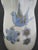 Farmhouse Ken Edwards El Palomar Blue Bird Flowers Mexican Tonal Folk Art Pottery Pitcher For Sale - Image 3 of 11
