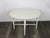 Vintage Oval Coffee Table With Faux Bamboo Legs For Sale - Image 4 of 7