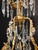 Pair of 19th Century French Louis XV Gilt Bronze and Crystal Chandeliers For Sale In New York - Image 6 of 8