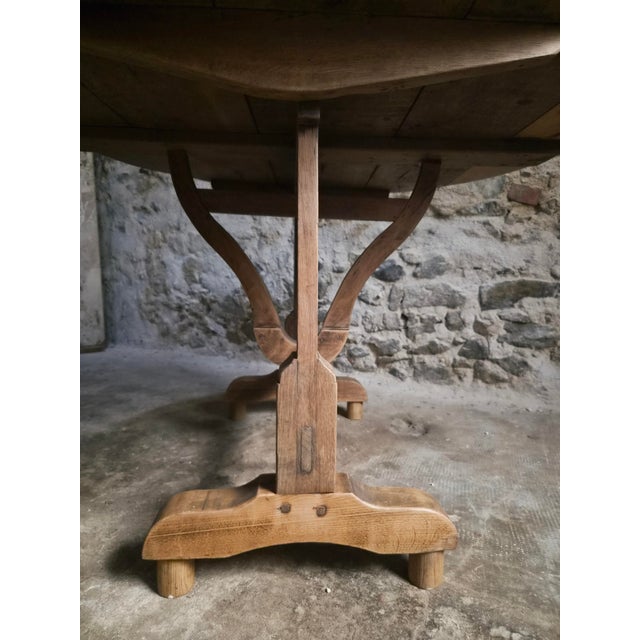 Antique Oak Wine Table, Burgundy, France, 1830 For Sale - Image 16 of 18