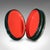 This is a vintage oval keepsake box. A Russian, papier-mâché and lacquer lidded trinket case, dating to the Art Deco...