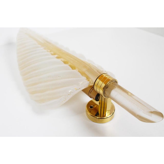 1960s Murano Glass Wall Lamps from Barovier & Toso, 1960s, Set of 2 For Sale - Image 5 of 11