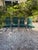 Vintage 1970s Glass & Chrome Dining Set With Hunter Green Cantilever Chairs For Sale - Image 12 of 16