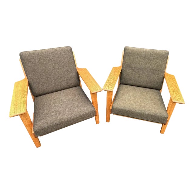 Set of G290 Chairs in Oak by Hans Wegner for Getama, 1960s For Sale
