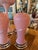 Pink Vintage Art Deco Murano Palm Beach Pink Glass Table Lamps Newly Wired For Sale - Image 8 of 12
