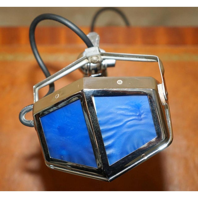 Art Deco Pirouette Chrome Articulated Table Lamp from Jean Chavanis, 1930s For Sale - Image 10 of 17