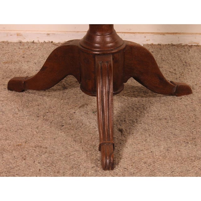 Wood Portuguese Pedestal Table, 1800s For Sale - Image 7 of 10