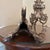 Antique Italian Style Silvered Bronze Candlesticks - a Pair For Sale - Image 9 of 10