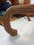 Coffee Vintage Split Reed Rattan Chow Leg Coffee Table For Sale - Image 8 of 12