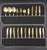 Vintage 1950s International Silver Co. "Americana Golden Heritage" Flatware - 21-Piece Collection For Sale - Image 18 of 18