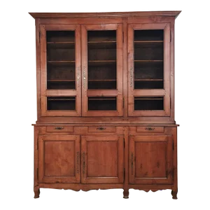 Rare Louis Philippe Cherry Large Two-Part Cabinet, France Circa 1840