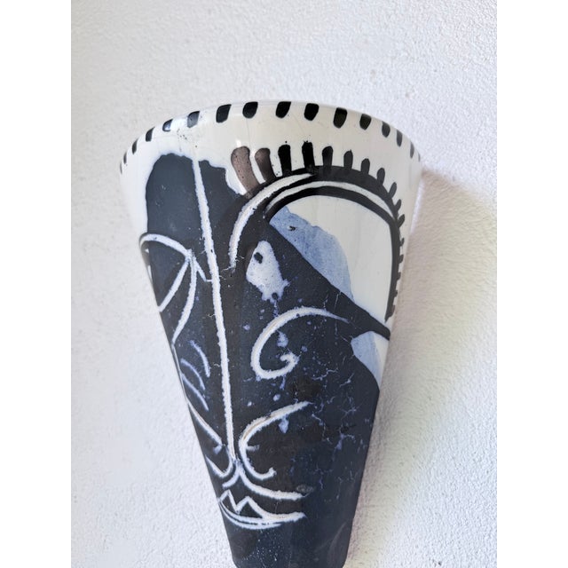 Ceramic Wall Light from Vallauris, 1990s For Sale - Image 9 of 18