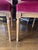 4 Vintage Louis XVI Chairs in Burgundy Mohair Upholstery For Sale - Image 9 of 9