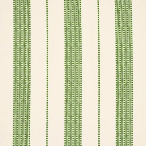 Schumacher Lubeck Stripe Fabric in Green