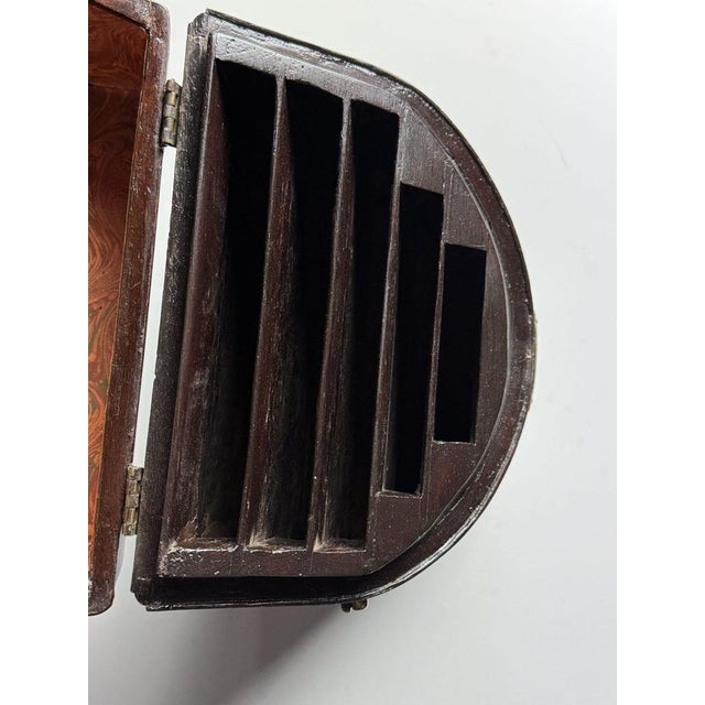 English Mahogany Letter Holder For Sale - Image 10 of 18