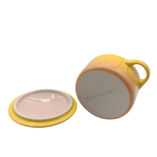 Le Creuset Stoneware Nectar Mini Cocotte & Ramekin 2 Piece Set For Sale - Image 6 of 9