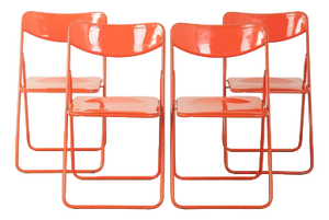 Ted Folding Chairs by Niels Gammelgaard, Set of 4