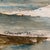 Mid-Century Modern 1980’s Original Abstract River With Rocks & Trees Double Sided Watercolor Painting Signed For Sale - Image 3 of 3