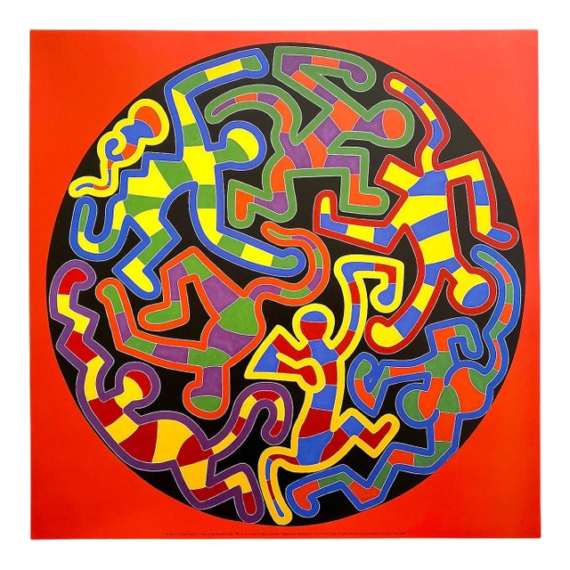 原画 ☆ Matthew Allen アート 希少 Keith Haring Estate Vintage 1999 Lithograph Print Pop Art