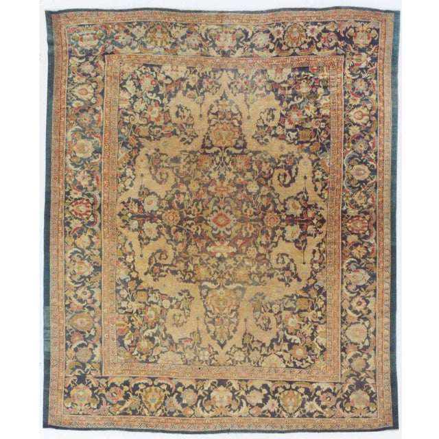 19th Century Ziegler Sultanabad - 12'2" x 14'8" For Sale - Image 13 of 13
