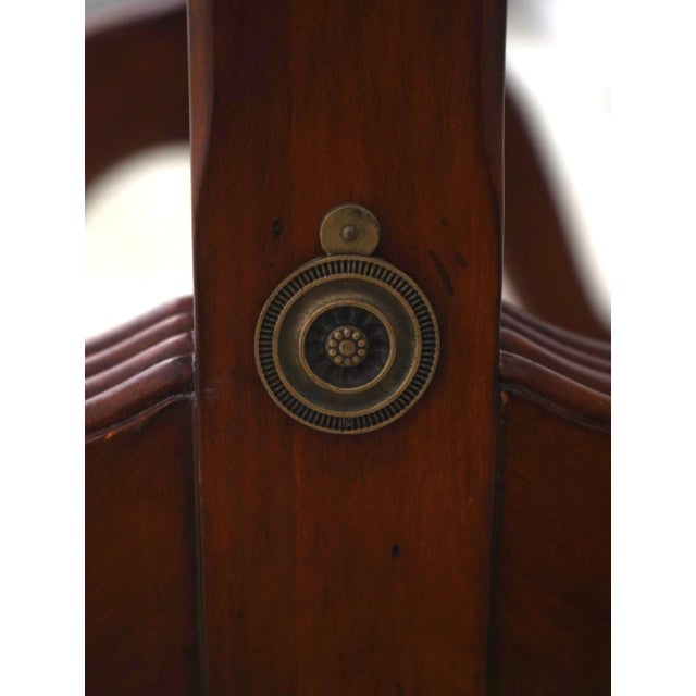 Brown Ethan Allen Mahogany Tall Cheval Dressing Mirror For Sale - Image 8 of 13