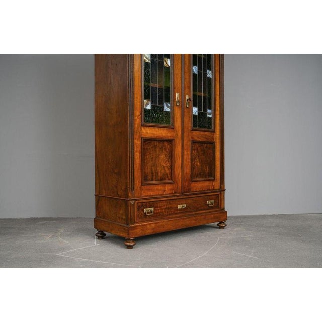 Wood Gründerzeit Oak Bookcase, 1900s For Sale - Image 7 of 18
