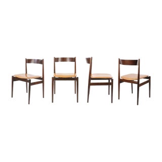 Vintage Italian Chairs, 1960s, Set of 4 For Sale