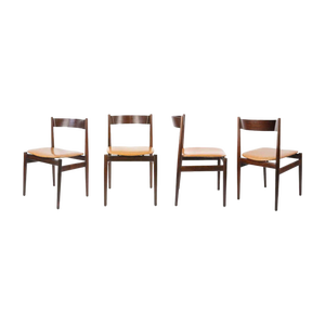 Vintage Italian Chairs, 1960s, Set of 4