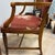 Late 20th Century French Country Louis XVI Style Embroidered Rose Front and Gingham Check Back Armchairs (Pair) For Sale In Providence - Image 6 of 6