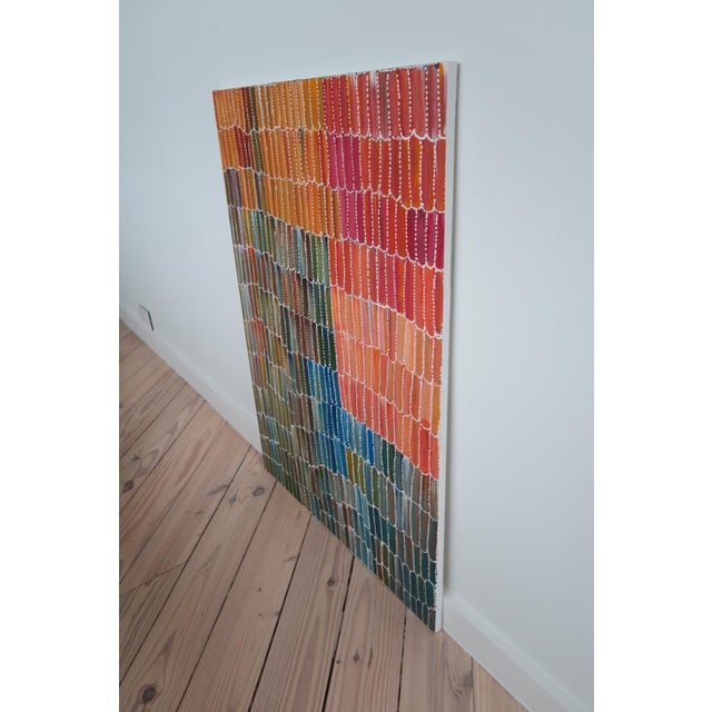 "Bush Yams" Aboriginal Painting Chairish