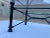 1980s Mid-Century Modern Square Wrought Iron Base Beveled Glass Top Coffee Table For Sale - Image 10 of 13