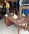 Heavy Large Vintage Wooden MCM Style Desk For Sale - Image 4 of 4