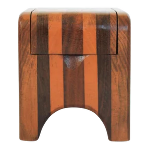 Vintage Hand Crafted Wood Trinket Box by Gary Weber