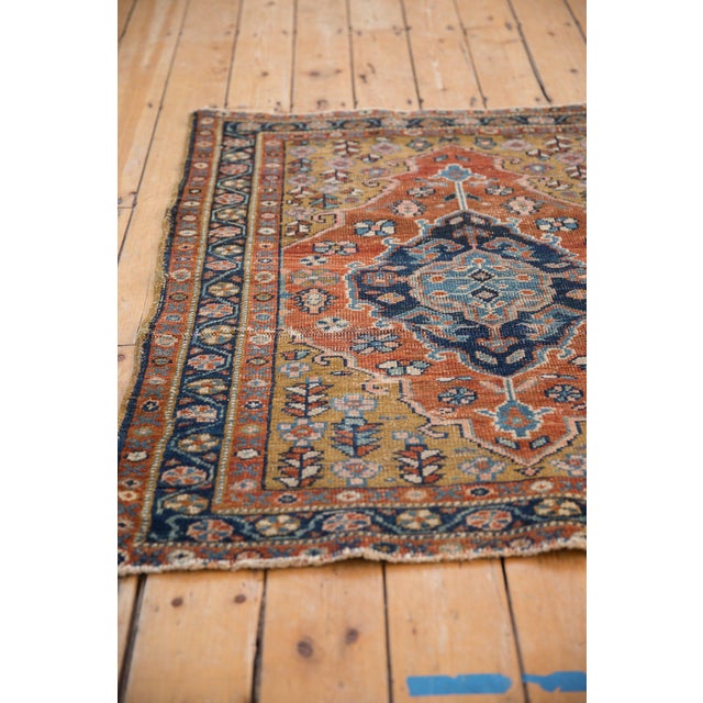 Vintage Heriz Square Rug - 3'7" x 4' For Sale - Image 10 of 10