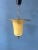 Vintage Glass and Brass Lantern Pendant Lamp, 1950s For Sale - Image 6 of 11