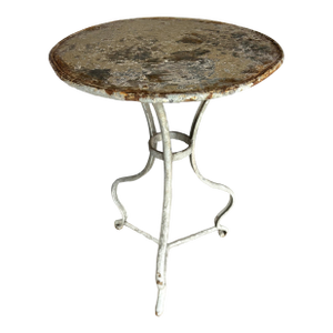 19th Century French Arras Iron Garden Bistro Table