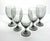 Mid-Century Modern Libbey “Classic Smoke” Set of 6 Water, Iced Tea, or All Purpose Glasses For Sale - Image 3 of 6