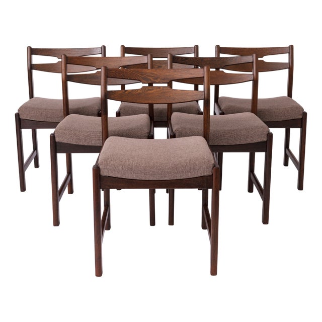 Vintage Dining Chairs, Finland, 1960s, Set of 6 For Sale
