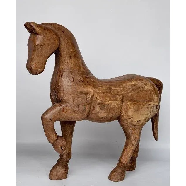 Prancing Horse Wooden 1960s For Sale - Image 4 of 13