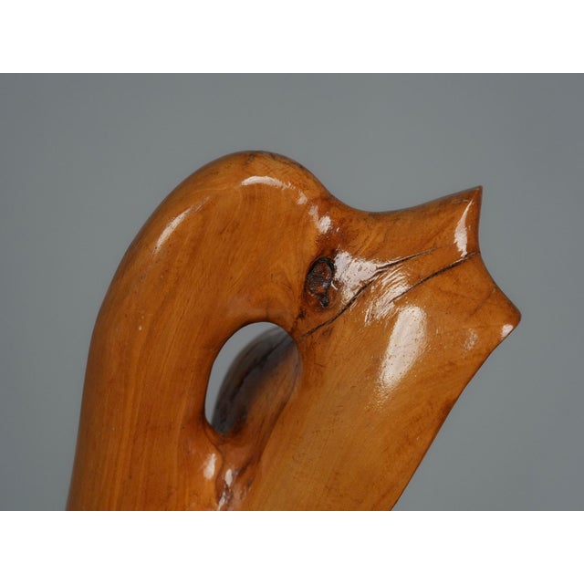 H. Hinfelaar, Organic Wood Sculpture, 1989, Multiplex & Pearwood For Sale - Image 6 of 10