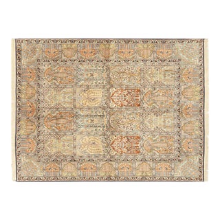 Mid-Century Modern Silk Rug, 1960s For Sale