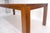 Brown Massive Solid TEAK 41x87 Dining Conference Table Parsons Style MINT For Sale - Image 8 of 11