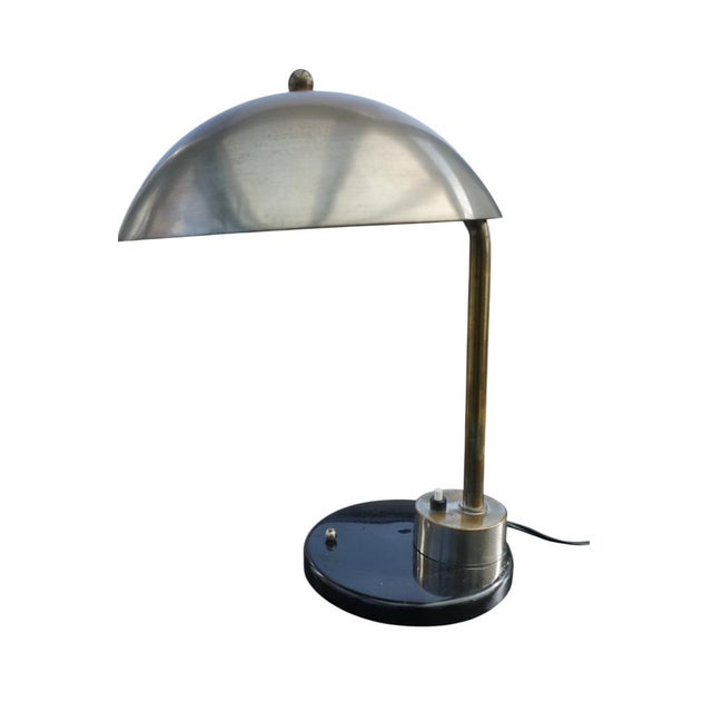 1930s Modernist Desk Lamp by Kurt Versen for Daalderop, Netherlands, 1930s For Sale - Image 5 of 8