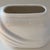 1980s Vintage 1980s Art Deco Glossy White Swirl Flower Planter Signed Organic Modern For Sale - Image 5 of 9