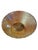 Vintage Amber Textured Art Glass Bowl | Mid Century Modern Decorative Centerpiece For Sale In Buffalo - Image 6 of 8
