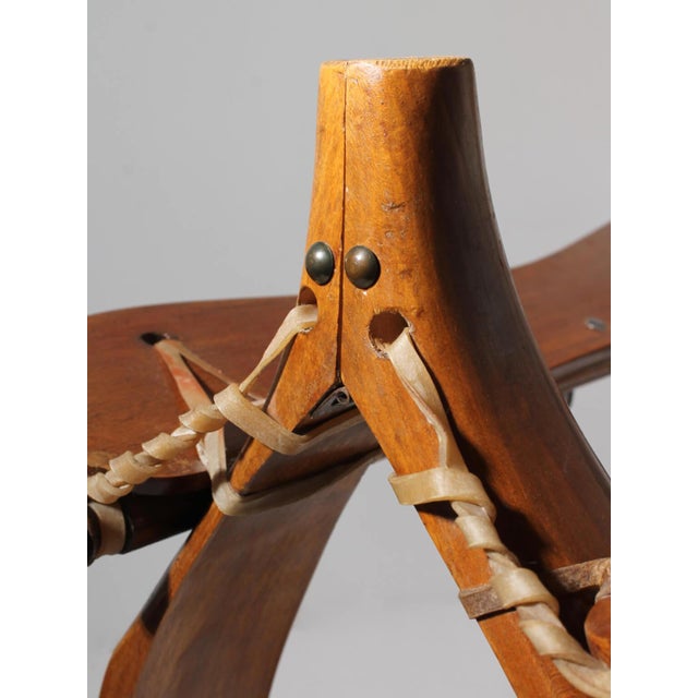 Metal Egyptian Camel Saddle Ottoman, 1950 For Sale - Image 7 of 12