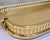 Carole Stupell Vintage Carole Stupell Collection Gold-Tone Pierced Gallery Serving Tray, Hollywood Regency For Sale - Image 4 of 9