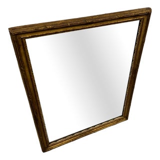 Antique Mirror with Gilt Frame from Maison Lebrun, 1890s For Sale